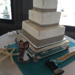 three tier wedding cake