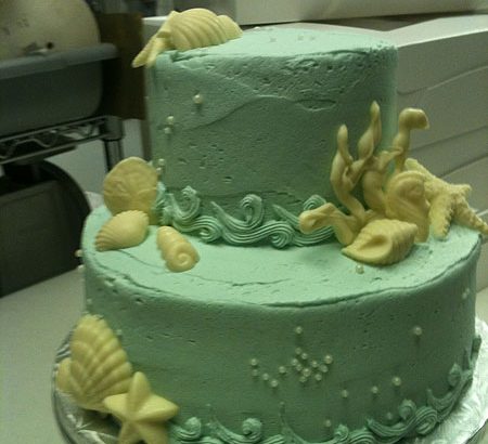 turquoise wedding cakes