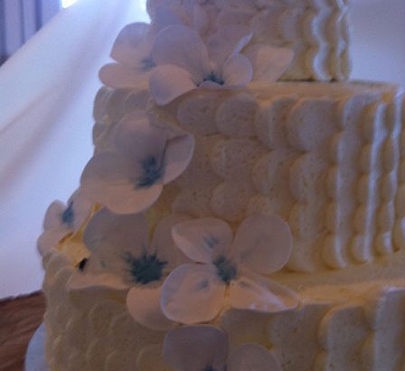 gardenia wedding cake